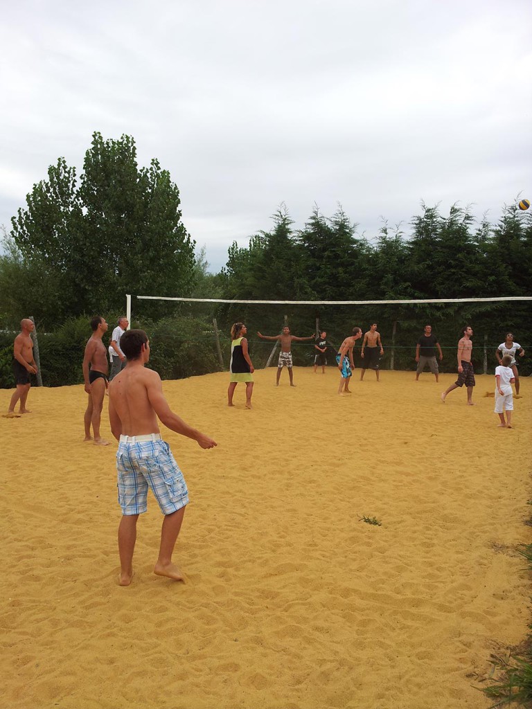 beach-volley camping en Vendée